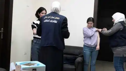 خلال حملة التلقيح ضد التهاب الكبد الوبائي