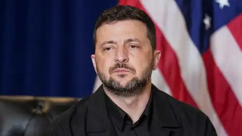 الرئيس الأوكراني، فولوديمير زيلينسكي