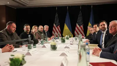 اجتماع بين زيلينسكي ونائب ترامب