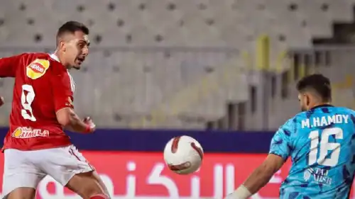 جراديشار في مباراة الأهلي والمصري