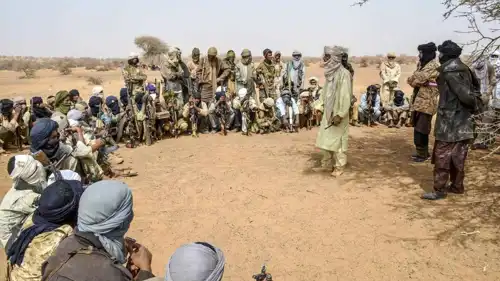 عناصر من جماعة نصرة الإسلام والمسلمين