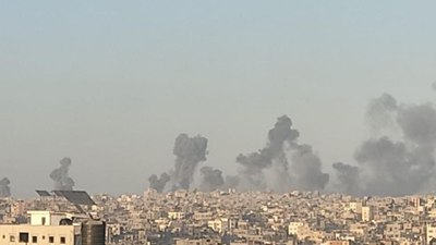 من هجمات الجيش الإسرائيلي على بيت حانون