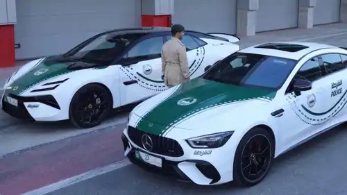 دوريات أمنية تابعة لشرطة دبي