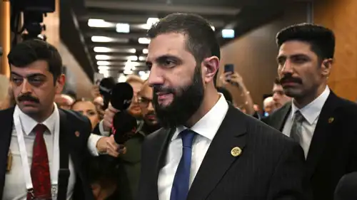 الرئيس السوري أحمد الشرع