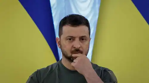 الرئيس الأوكراني فولوديمير زيلينسكي