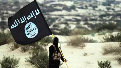 مقاتل من داعش في سوريا