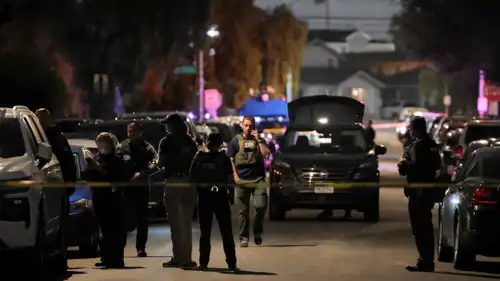 الشرطة الأمريكية أمام منزل مطلق النار