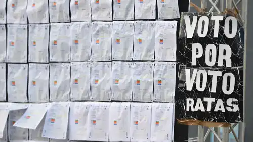 جانب من العملية الانتخابية في هندوراس