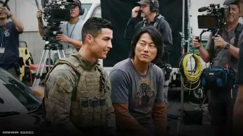 لقطات من موقع التصوير .. هل اقترب ظهور رونالدو بعالم التمثيل؟