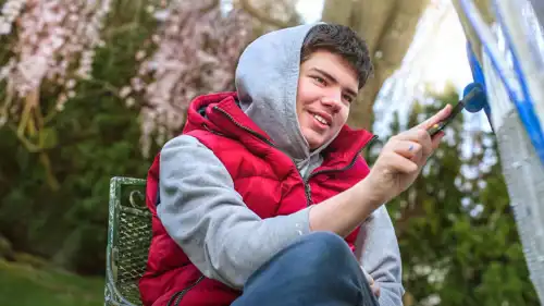 فتى مصاب بالتوحد