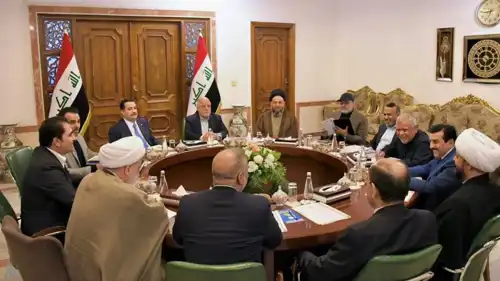 قوى "الإطار التنسيقي" خلال اجتماع سابق