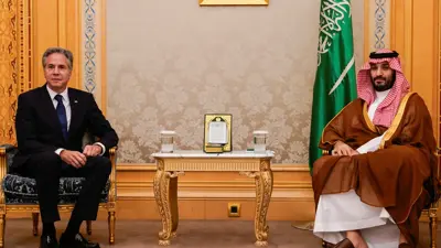 محمد بن سلمان وبلينكن