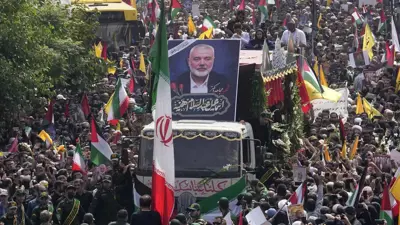 من جنازة هنية في طهران 