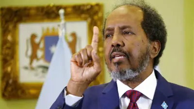 الرئيس الصومالي حسن شيخ محمود