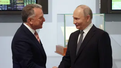 بوتين خلال لقائه ويتكوف في موسكو