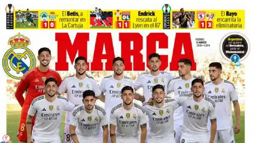 غلاف صحيفة ماركا