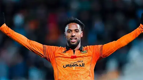 احتفال يوسف مهري لاعب نهضة بركان