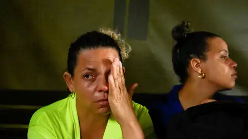 امرأة تم إجلاؤها من منزلها في كوبا