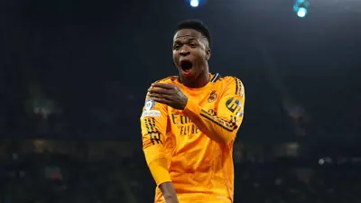 فينيسيوس جونيور نجم ريال مدريد الإسباني