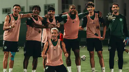 تدريبات فريق الأهلي السعودي