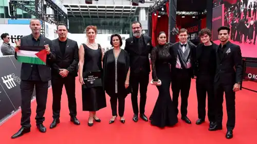 خلال عرض الفيلم في في مهرجان تورونتو