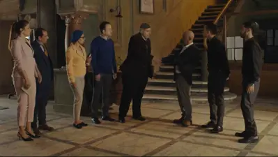 مشهد من مسلسل ولاد الشمس 