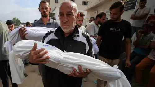 جثامين أطفال قتلوا برصاص الجيش الإسرائيلي في غزة