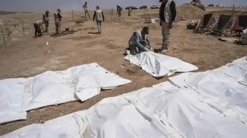 إحدى مقابر داعش في العراق