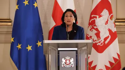 رئيسة جورجيا سالومي زورابيشفيلي