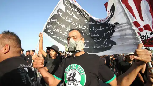 من احتجاجات في قابس ضد التلوث 