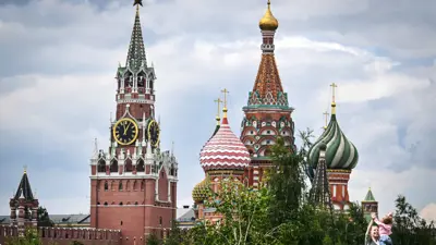 مشهد من العاصمة الروسية موسكو