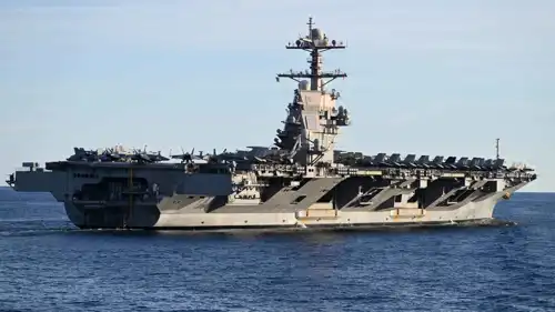 حاملة الطائرات الأمريكية " يو إس إس جيرالد ر. فورد"