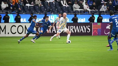 من مباراة الهلال والغرافة