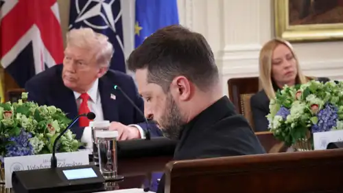 خلال اجتماع ترامب بقادة أوروبا