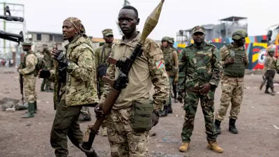 عناصر من متمردي إم 23