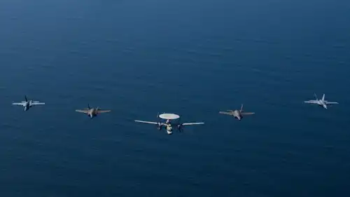 مقاتلات وقاذفات أمريكية في الشرق الأوسط