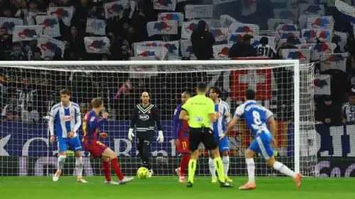 مباراة برشلونة وإسبانيول في الدوري الإسباني