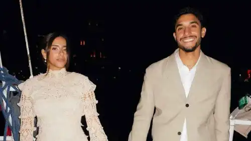 عمر مرموش وخطيبته