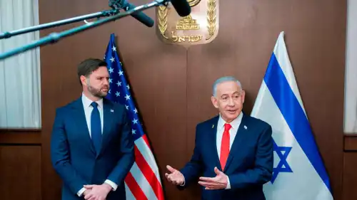 جيه دي فانس وبنيامين نتنياهو