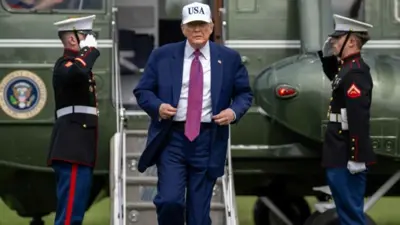  ترامب في فورت براغ بكارولاينا الشمالية