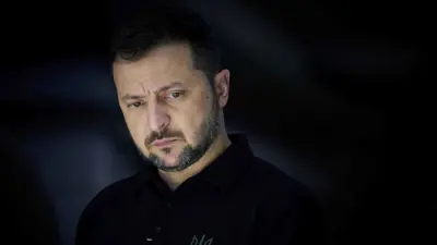 الرئيس الأوكراني فولوديمير زيلينسكي