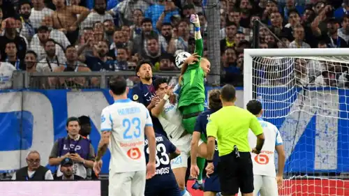 مباراة مارسيليا وباريس سان جيرمان في الدوري الفرنسي