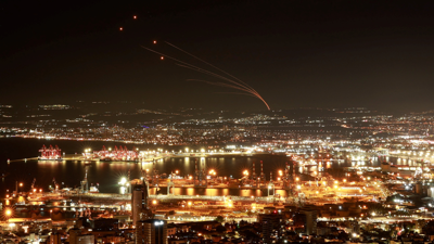 صواريخ أطلقها حزب الله تجاه إسرائيل