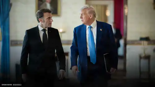 ترامب يفضح رسائل منسوبة لـ"ماكرون" ويهدد فرنسا برسوم جنونية