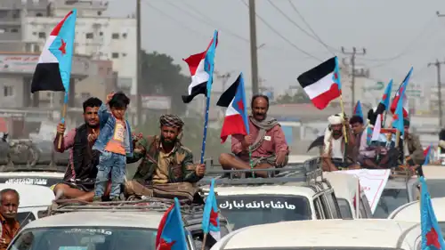 مناصرون للمجلس الانتقالي الجنوبي في اليمن