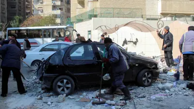 انفجار سابق في دمشق