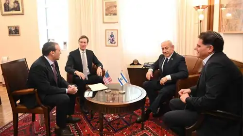 نتنياهو ورون ديرمر يجتمعان مع كوشنر والمستشار الأمريكي أرييه لايتستون 