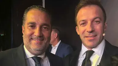 ممثل الترجي التونسي مع ديل بييرو