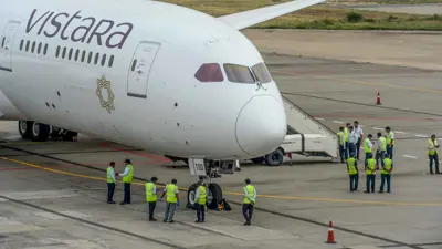   طائرة تابعة لخطوط فيستارا الهندية 