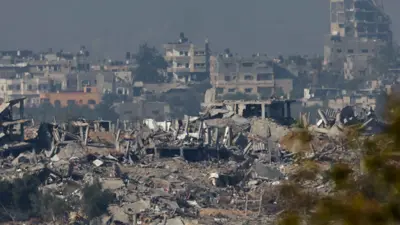 دمار غزة جراء القصف الإسرائيلي 